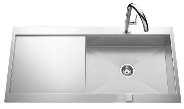 Beépíthető Inox mosogató LUISINA ADAGIO PLUS EV56011E IL Stainless-steel satin