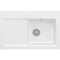 Beépíthető kerámia mosogató Villeroy & Boch Subway 45 right StoneWhite 671402RW