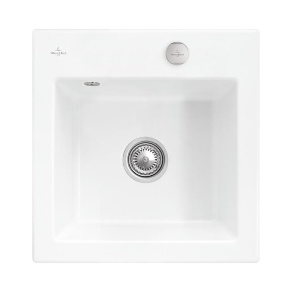 Beépíthető kerámia mosogató Villeroy & Boch Subway 50 S StoneWhite 331502RW