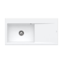 Beépíthető kerámia mosogató Villeroy & Boch Subway 60 left Stone White 677020RW