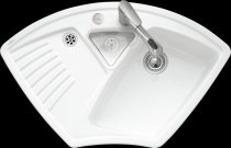 Beépíthető kerámia mosogató Villeroy & Boch Arena corner White Alpin 672902R1